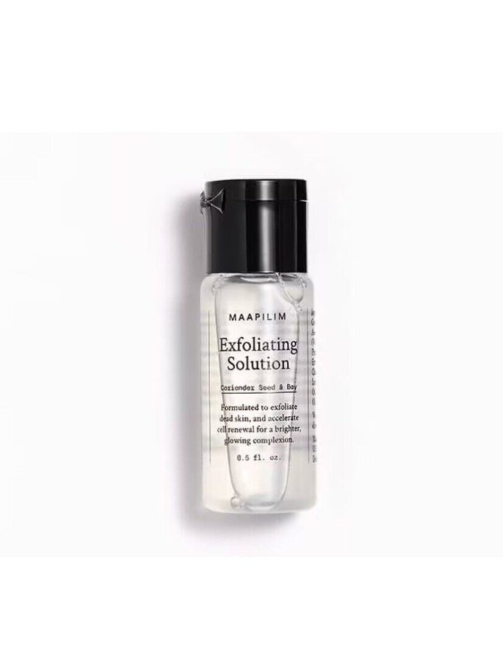 Maapilim Exfoliating Solution Toner .5 fl oz Sealed Travel Sample Cell Renewal